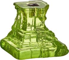 Kosta Boda Žvakidė klasikinei žvakei Rocky Baroque žalios spalvos 9,5 cm