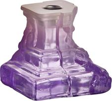 Kosta Boda Žvakidė klasikinei žvakei Rocky Baroque alyvinės spalvos 9,5 cm