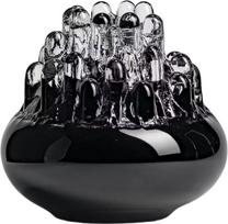 Kosta Boda Tealight žvakidė Polar juodos spalvos 33 cm