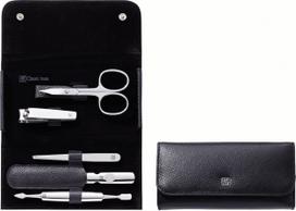 Zwilling Manikiūro reikmenys Classic Inox odiniame dėkle juodos spalvos 5 vnt.