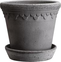 Bergs Potter Vazonas Københavner su stovu pilkos spalvos 16 cm
