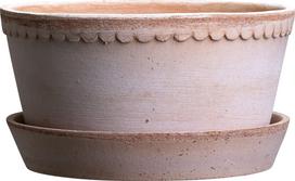 Bergs Potter Vazonas Helena žemo aukščio su stovu rožinės spalvos 11 x 21 cm