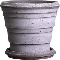 Bergs Potter Vazonas Planet Saturn su stovu pilkos spalvos 16 cm