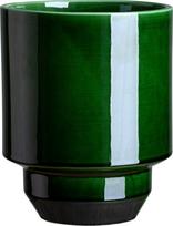 Bergs Potter Gėlių vazono įdėklas Hoff glazūruota žalios spalvos 18 cm