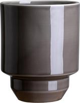 Bergs Potter Gėlių vazono įdėklas Hoff glazūruota pilkos spalvos 14 cm