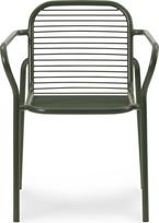 Normann Copenhagen Sodo kėdė Vig su porankiais tamsiai žalios spalvos