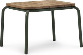 Normann Copenhagen Sodo stalas Vig iš medienos tamsiai žalios spalvos 45 x 55 cm