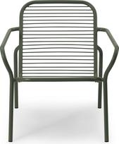 Normann Copenhagen Sodo kėdė Vig su porankiais tamsiai žalios spalvos 72,5 cm