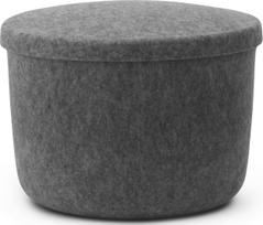 Normann Copenhagen Pufas - daiktadėžė Hide pilkos spalvos 52,5 cm