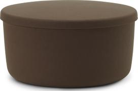 Normann Copenhagen Pufas - daiktadėžė Hide rudos spalvos 72 cm