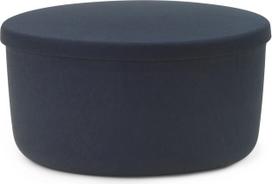 Normann Copenhagen Pufas - daiktadėžė Hide plieno-mėlyna 72 cm