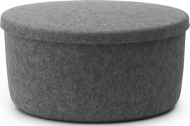Normann Copenhagen Pufas - daiktadėžė Hide pilkos spalvos 72 cm
