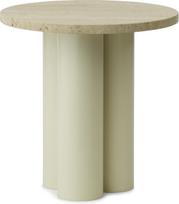 Normann Copenhagen Staliukas Dit Travertine Light ant smėlio spalvos kojų