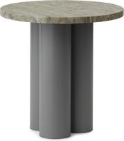 Normann Copenhagen Staliukas Dit Travertine Silver ant pilkų kojų