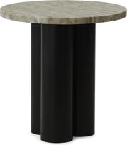Normann Copenhagen Staliukas Dit Travertine Silver ant rudų kojų