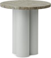 Normann Copenhagen Staliukas Dit Travertine Silver ant šviesiai žalių kojų