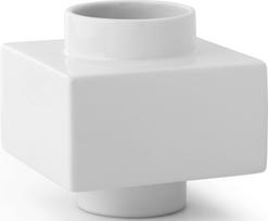 Normann Copenhagen Modulinės vazos centrinis elementas Deko Object S4 sniego baltumo
