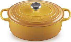 Le Creuset Kepimo indas Signature ovalios formos saulės geltonumo spalvos 29 cm