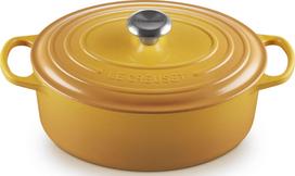 Le Creuset Kepimo indas Signature ovalios formos saulės geltonumo spalvos 31 cm