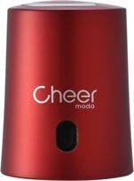 Cheer Moda Vakuuminis vyno butelio kamštis Cabin raudonos spalvos