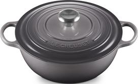 Le Creuset Puodas La Marmite Signature pilkos spalvos 26 cm