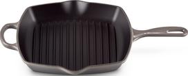 Le Creuset Grilio keptuvė Signature kvadratinės formos pilkos spalvos 26 cm