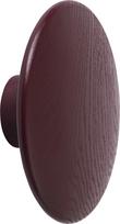 Muuto Sieninis kabliukas Dots Wood bordo spalvos 13 cm
