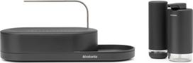 Brabantia Kriauklės organizatorius SinkStyle su dozatoriais pilkos spalvos 3 komp.