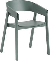 Muuto Kėdė Cover su porankiais žalios spalvos