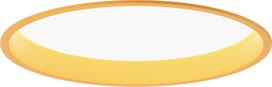 Louis Poulsen Šviestuvas Circle Recessed LED 3000K geltonos spalvos 45,6 cm