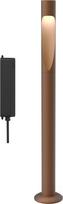 Louis Poulsen Sodo lempa Flindt LED 4000K su inkariniu tvirtinimu ir adapteriu rudos spalvos 69,5 cm