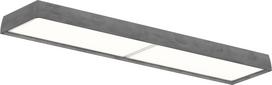 Louis Poulsen Lubinis šviestuvas Slim Box Semi Recessed LED 3000K su mikroprizmatiniu difuzoriumi su Dali apšvietimo valdymo sistema aluminio spalvos