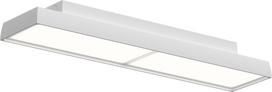 Louis Poulsen Lubinis šviestuvas Slim Box Surface LED 4000K HO su opaliniu difuzoriumi su Dali apšvietimo valdymo sistema baltos spalvos
