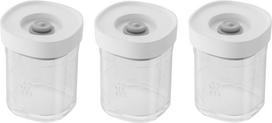 Zwilling Vakuuminės maisto saugojimo dėžutės Fresh & Save Cube pilkos spalvos 120 ml 3 vnt.