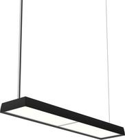 Louis Poulsen Pakabinamas šviestuvas Slim Box Suspended LED 3000K su opaliniu difuzoriumi su Dali apšvietimo valdymo sistema juodos spalvos
