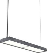 Louis Poulsen Pakabinamas šviestuvas Slim Box Suspended LED 3000K su opaliniu difuzoriumi Apšvietimo valdymas naudojant Bluetooth aluminio spalvos
