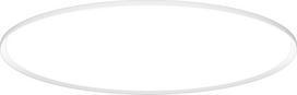 Louis Poulsen Šviestuvas Slim Round Recessed LED 3000K su opaliniu difuzoriumi su Dali apšvietimo valdymo sistema baltos spalvos 68 cm