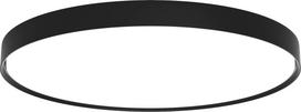 Louis Poulsen Šviestuvas Slim Round Semi Recessed LED 3000K su opaliniu difuzoriumi su Dali apšvietimo valdymo sistema juodos spalvos 68 cm