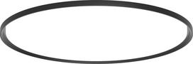 Louis Poulsen Šviestuvas Slim Round Recessed LED 3000K su opaliniu difuzoriumi su Dali apšvietimo valdymo sistema juodos spalvos 44 cm