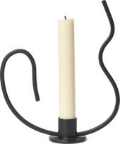 Ferm Living Žvakidė klasikinei žvakei Valse žemas 18,4 cm