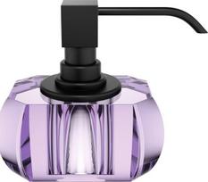 Decor Walther Muilo dozatorius Kristall su juodai matine pompa violetinės spalvos