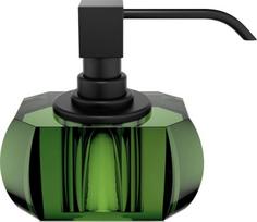 Decor Walther Muilo dozatorius Kristall su juodai matine pompa žalios spalvos