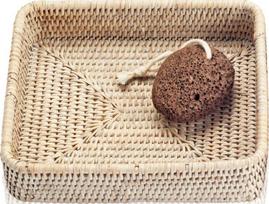 Decor Walther Vonios padėklas Basket šviesios spalvos 18 cm