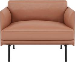 Muuto Fotelis Outline Refine Leather Cognac