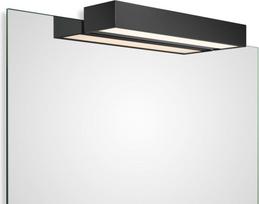 Decor Walther Veidrodžio šviestuvas Box Clip On LED matinės juodos spalvos 40 cm