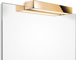 Decor Walther Veidrodžio šviestuvas Box Clip On LED aukso spalvos 40 cm