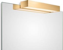 Decor Walther Veidrodžio šviestuvas Box Clip On LED matinės auksinės spalvos 40 cm