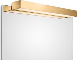 Decor Walther Veidrodžio šviestuvas Box Clip On LED matinės auksinės spalvos 60 cm