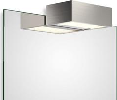 Decor Walther Veidrodžio šviestuvas Box Clip On LED 2700K nikelio spalvos 15 cm