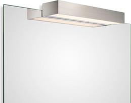 Decor Walther Veidrodžio šviestuvas Box Clip On LED 2700K nikelio spalvos 40 cm